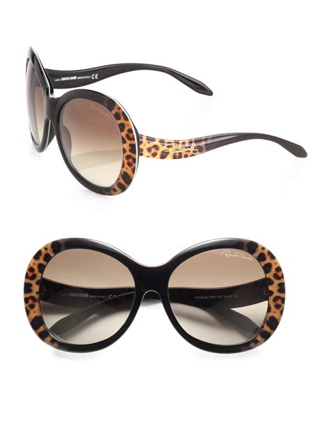 roberto cavalli oversized round sunglasses.